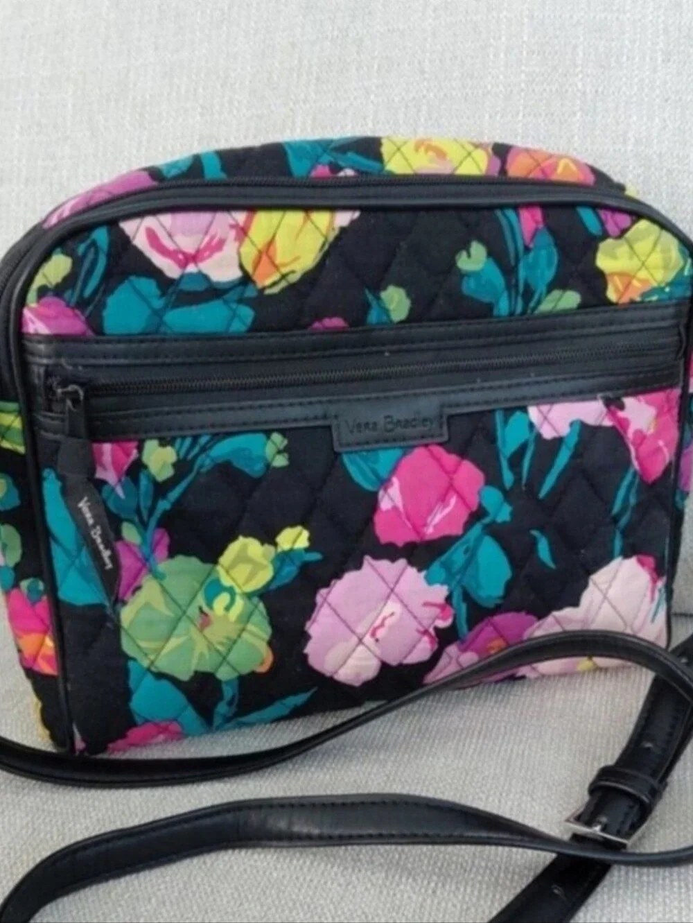 Vera Bradley Quilted Floral Crossbody Bag